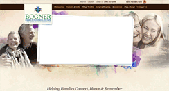 Desktop Screenshot of bognerfamilyfuneralhome.com
